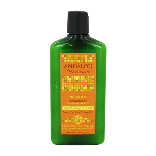 Andalou Naturals Moisture Rich Hair Conditioner, Sweet Orange And Argan - 11.5 Oz